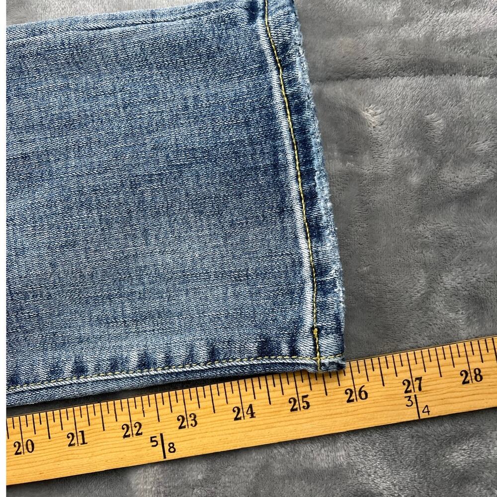 Serra by Joie Rucker Light Wash Distressed Straight Jeans Stretch Denim - 28 - Picture 8 of 10